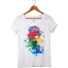 Muggkuppa Charlie Chaplin Kadın Beyaz T-Shirt