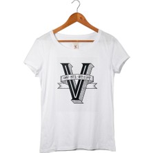 Muggkuppa K-Pop Bts Kadın Beyaz T-Shirt