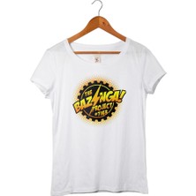 Muggkuppa The Big Bang Bazinga Kadın Beyaz T-Shirt