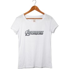 Muggkuppa The Avengers Kadın Beyaz T-Shirt