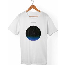 Muggkuppa Interstellar Unisex-Erkek Beyaz T-Shirt