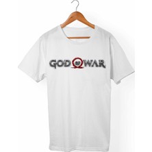 Muggkuppa God Of War Unisex-Kadın Beyaz T-Shirt