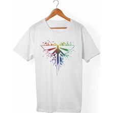 Muggkuppa The Last Of Us Unisex-Erkek Beyaz T-Shirt