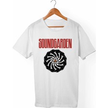 Muggkuppa Soundgarden Unisex-Erkek Beyaz T-Shirt
