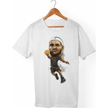 Muggkuppa Lebron James Unisex-Kadın Beyaz T-Shirt