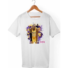 Muggkuppa Kobe Bryant Unisex-Kadın Beyaz T-Shirt