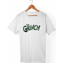 Muggkuppa Grinch Unisex-Erkek Beyaz T-Shirt