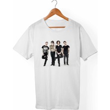 Muggkuppa Fall Out Boy Unisex-Kadın Beyaz T-Shirt