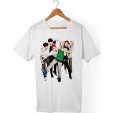 Muggkuppa Exo Unisex-Erkek Beyaz T-Shirt