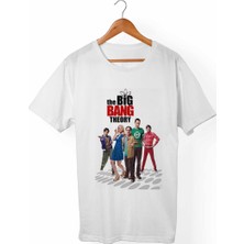 Muggkuppa The Big Bang Theoryunisex-Kadın Beyaz T-Shirt