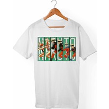 Muggkuppa Naruto Uzumaki Unisex-Erkek Beyaz T-Shirt