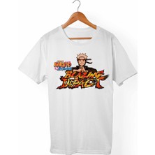 Muggkuppa Naruto Uzumaki Unisex-Kadın Beyaz T-Shirt