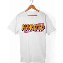 Muggkuppa Naruto Uzumaki Unisex-Erkek Beyaz T-Shirt