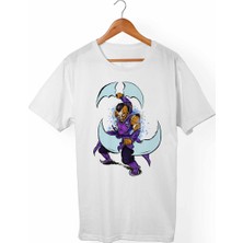 Muggkuppa Dota 2 Anti-Mage Unisex-Erkek Beyaz T-Shirt