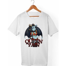 Muggkuppa Dota 2 Queen Painunisex-Kadın Beyaz T-Shirt