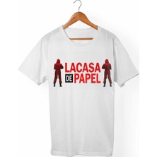 Muggkuppa La Casa De Papel Unisex-Erkek Kesim T-Shirt