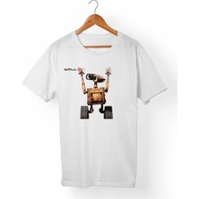 Muggkuppa Wall·E Unisex-Kadın Beyaz T-Shirt