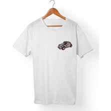 Muggkuppa Vw Beetle Unisex-Erkek Beyaz T-Shirt