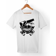 Muggkuppa Tokyo Ghoul Unisex-Kadın Beyaz T-Shirt
