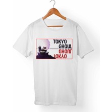 Muggkuppa Tokyo Ghoul Unisex-Kadın Beyaz T-Shirt