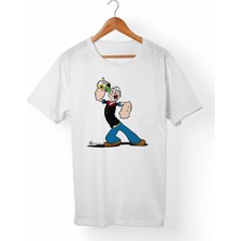Muggkuppa Temel Reis Unisex-Erkek Beyaz T-Shirt