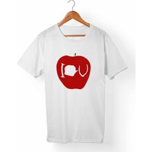 Muggkuppa Sherlock Holmes-Sher Locked Unisex-Kadın Beyaz T-Shirt