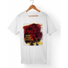 Muggkuppa Pulp Fiction-Ucuz Roman Unisex-Kadın Beyaz T-Shirt