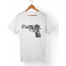 Muggkuppa Pulp Fiction-Ucuz Roman Unisex-Erkek Beyaz T-Shirt