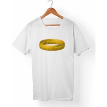 Muggkuppa Lord Of The Rings Unisex-Kadın Beyaz T-Shirt