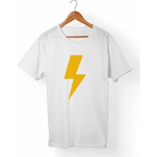 Muggkuppa The Flashbarry Allen Unisex-Kadın Beyaz T-Shirt