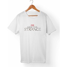 Muggkuppa Dr.Strange-Marvel Unisex-Kadın Beyaz T-Shirt