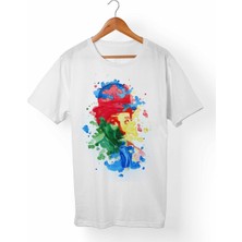 Muggkuppa Charlie Chaplin Unisex-Erkek Beyaz T-Shirt