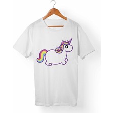 Muggkuppa Unicorn Beyaz T-Shirt