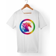 Muggkuppa Unicorn Beyaz T-Shirt