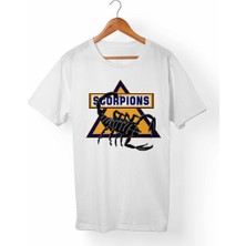 Muggkuppa Scorpions Beyaz T-Shirt