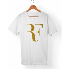 Muggkuppa Roger Federer Beyaz T-Shirt