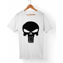 Muggkuppa Punisher Beyaz T-Shirt