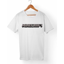 Muggkuppa Minecraft Beyaz T-Shirt
