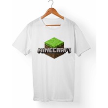 Muggkuppa Minecraft Beyaz T-Shirt