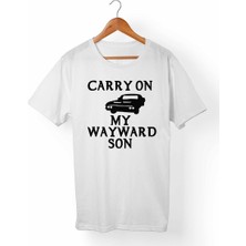 Muggkuppa Supernatural Beyaz T-Shirt