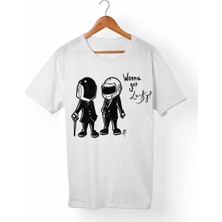 Muggkuppa Duft Punk Beyaz T-Shirt