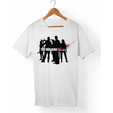 Muggkuppa The Walking Dead Beyaz T-Shirt