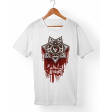 Muggkuppa The Walking Dead Beyaz T-Shirt