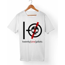 Muggkuppa Twenty One Pilots Beyaz T-Shirt