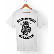 Muggkuppa Sons Of Anachy Beyaz T-Shirt