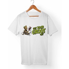 Muggkuppa İ'M Groot Beyaz T-Shirt