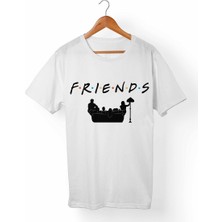 Muggkuppa Friends Beyaz T-Shirt