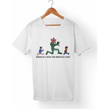 Muggkuppa Stranger Things Beyaz T-Shirt