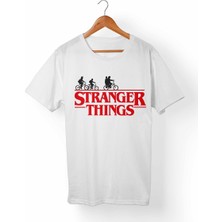 Muggkuppa Stranger Things Beyaz T-Shirt