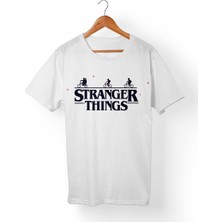 Muggkuppa Stranger Things Beyaz T-Shirt